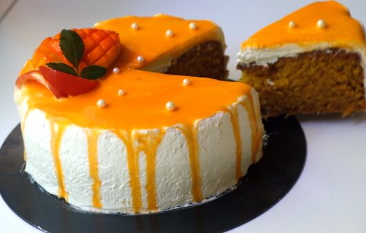 Simple Moist mango cake