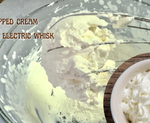 Whipped cream recipe