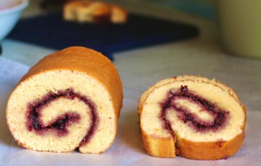 vanilla Jam roll
